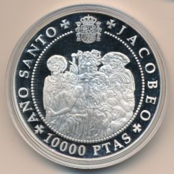 Испания 10000 песет 1993 год