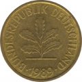 ФРГ 5 пфеннигов 1989 год (J)