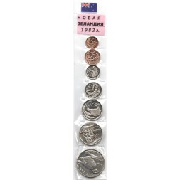 Набор из 7 монет Новая Зеландия 1982 год