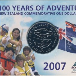 Новая Зеландия 1 доллар 2007 год