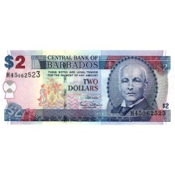 Барбадос 2 доллара 2007 год - Портрет Джона Редмана Бовела