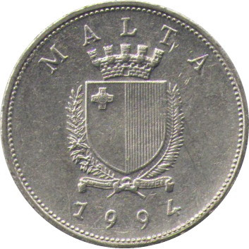 Мальта 1 лира 1994 год