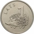 Латвия 1 лат 2012 год - Ёжик