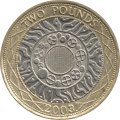 Великобритания 2 фунта 2003 год