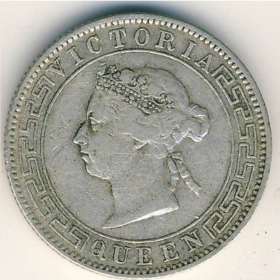 Цейлон 50 центов 1895 год
