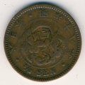 Япония 1/2 сена 1885 год
