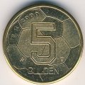 Нидерланды 5 гульденов 2000 год - Чемпионат Европы по футболу 2000