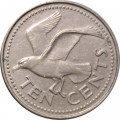 Барбадос 10 центов 1990 год