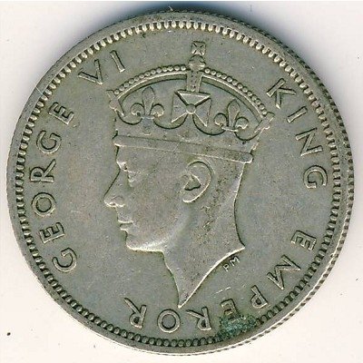Фиджи 1 шиллинг 1941 год