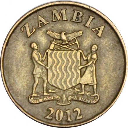 Замбия 50 нгве 2012 год - Слон
