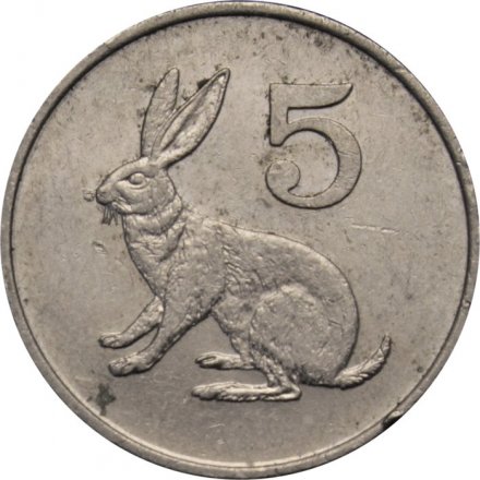 Зимбабве 5 центов 1990 год