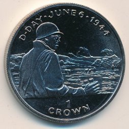 Остров Мэн 1 крона 1994 год
