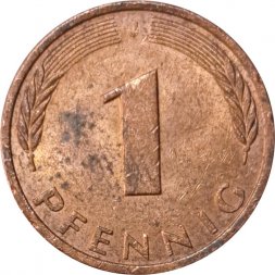 ФРГ 1 пфенниг 1978 год - J