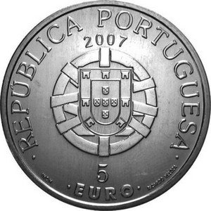 Португалия 5 евро 2007 год - ЮНЕСКО - Лавровые леса на острове Мадейра
