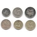 Набор из 6 монет Исландия 1976 - 2001 год