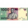 Индонезия 1000 рупий 2009 год - Капитан Паттимура (Томас Матулеси). Молуккские острова - XF