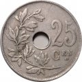 Бельгия 25 сантимов 1922 год BELGIE