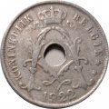 Бельгия 25 сантимов 1922 год BELGIE