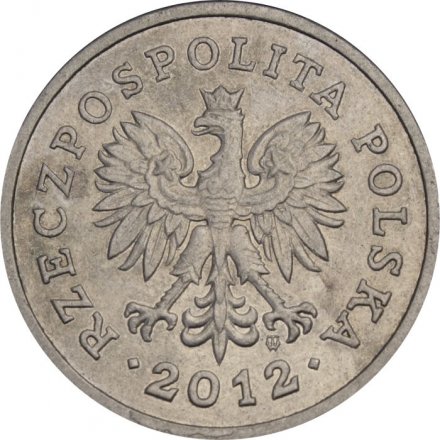 Польша 1 злотый 2012 год