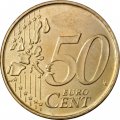 Бельгия 50 евроцентов 1999 год