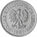 Польша 20 грошей 1981 год