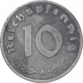 Третий Рейх 10 рейхспфеннигов 1940 год (A)