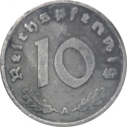 Третий Рейх 10 рейхспфеннигов 1940 год (A)