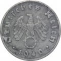 Третий Рейх 10 рейхспфеннигов 1940 год (A)