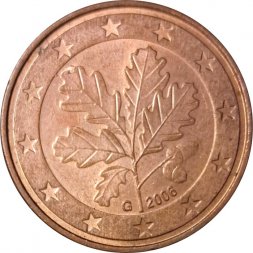 Германия 5 евроцентов 2006 год (G)
