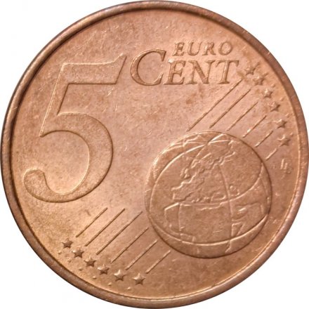 Германия 5 евроцентов 2006 год (G)