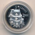 Канада 5 центов 2000 год