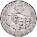 США 25 центов 2006 год - Штат Южная Дакота (D)