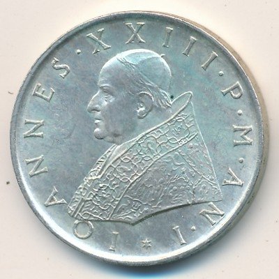 Ватикан 500 лир 1959 год