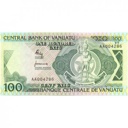 Вануату 100 вату 1982 год - UNC