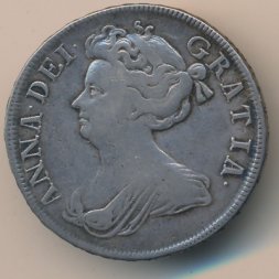 Великобритания 1/2 кроны 1710 год
