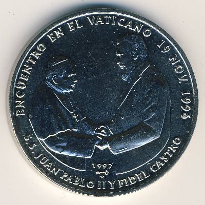 Куба 1 песо 1997 год