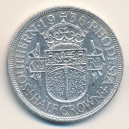 Южная Родезия 1/2 кроны 1936 год