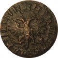 Денга 1713 год Пётр I (1699 - 1725) - VF