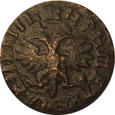 Денга 1713 год Пётр I (1699 - 1725) - VF