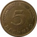 ФРГ 5 пфеннигов 1990 год - G