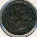 Великобритания 1/3 фартинга 1868 год