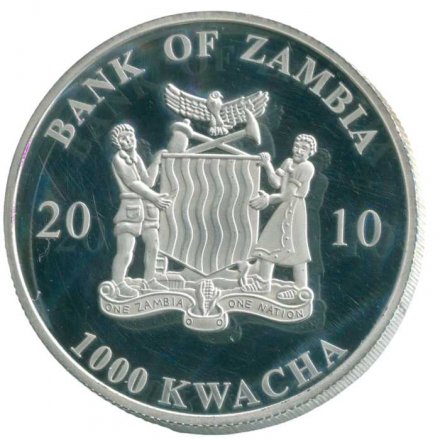 Замбия 1000 квача 2010 год - Смертоносные насекомые - Африканская пчела