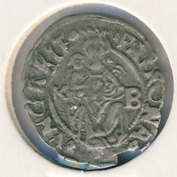 Венгрия 1 денар 1545 год