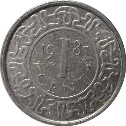 Суринам 1 цент 1985 год