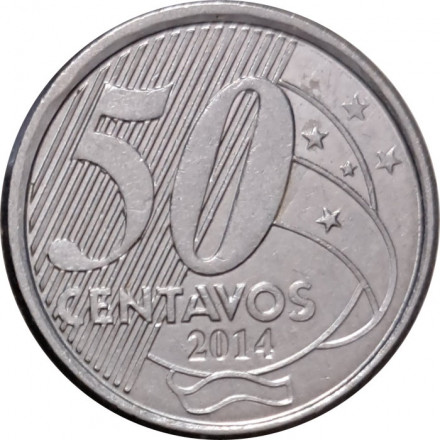 Бразилия 50 сентаво 2014 год - Барон Рио-Бранко
