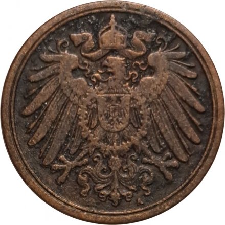 Германия 1 пфенниг 1891 год (A)