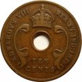 Восточная Африка 10 центов 1936 год (без отметки монетного двора)
