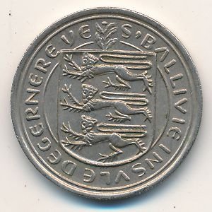 Гернси 5 пенсов 1977 год