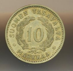 Финляндия 10 марок 1929 год