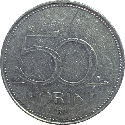 Венгрия 50 форинтов 2013 год